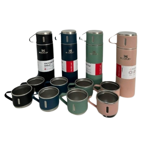 Termo Stanley con tapa taza + 2 tazas de regalo (AAA)