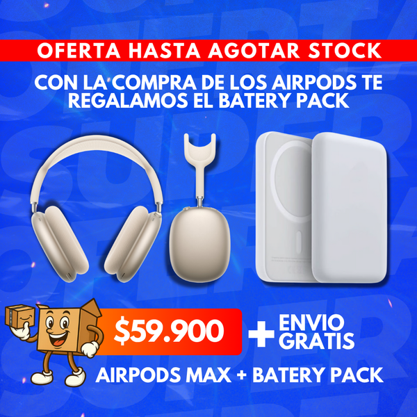 AIRPODS MAX + BATTERY PACK
